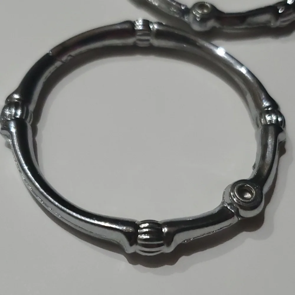 Chrome Shower Curtain Rings-Set of 12